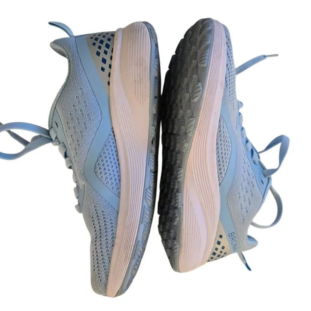 Bronax Womens S71 Wide Toe Box Road Running Athletic Sneakers Blue Size 36/6